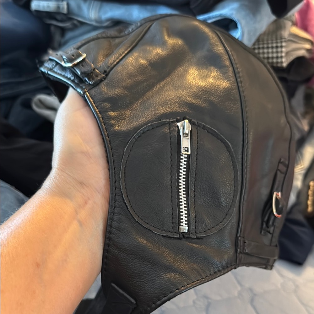Black Leather hat